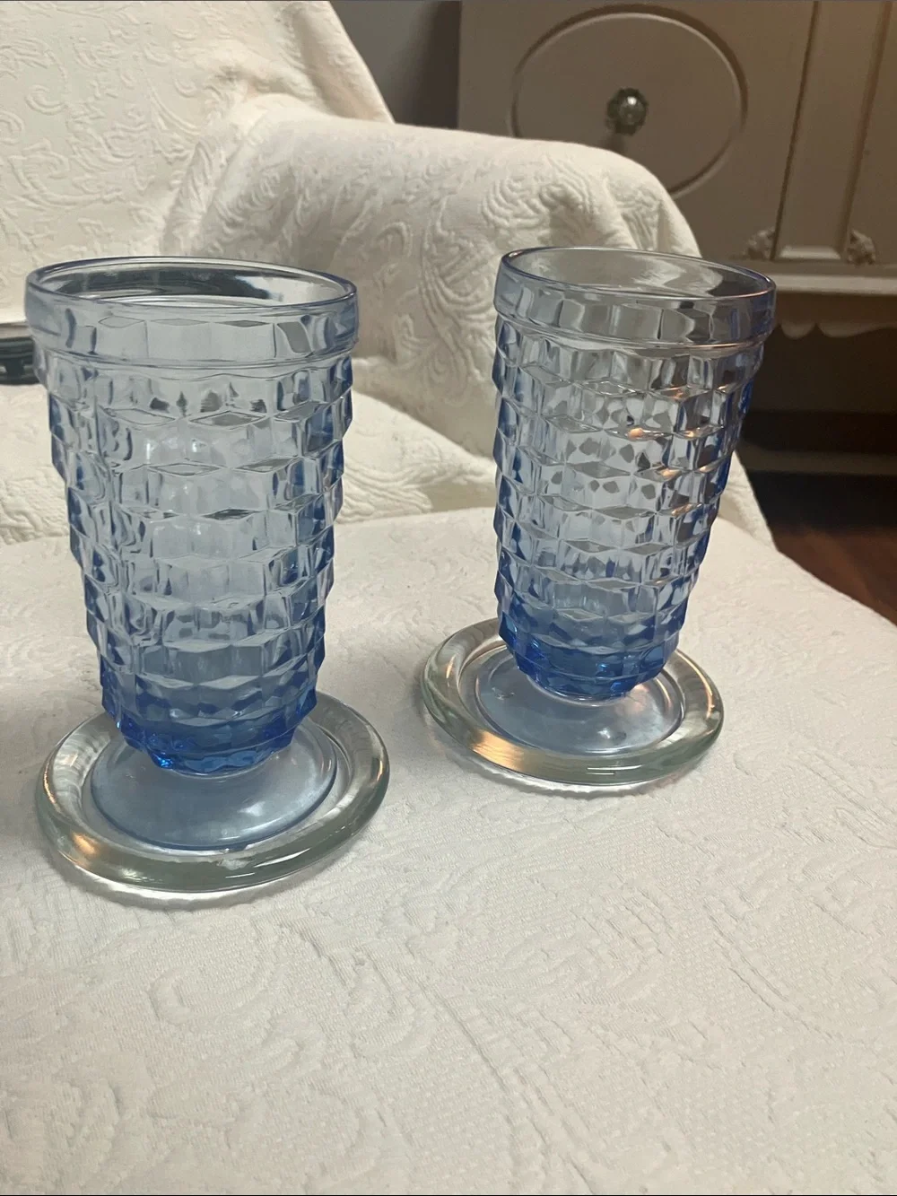 Crate and Barrel Glass Coasters